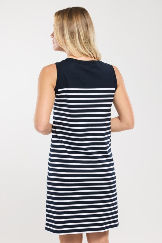 Armor-Lux - Belle-Île - Robe débardeur rayée de coton épais