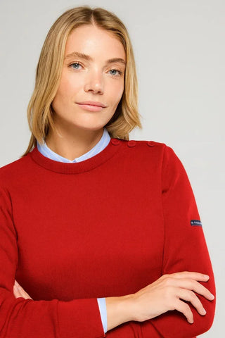 Armor-Lux - Briac - Pull breton de laine uni