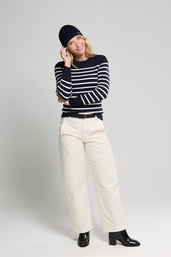 Armor-Lux - Briac - Pull breton de laine à rayures