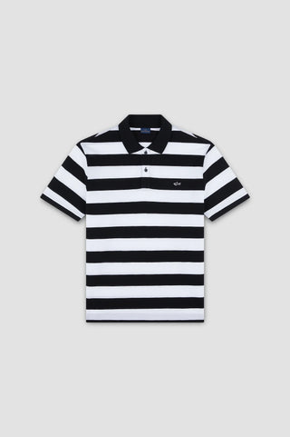 Paul & Shark - Polo manches courtes rayé de coton piqué