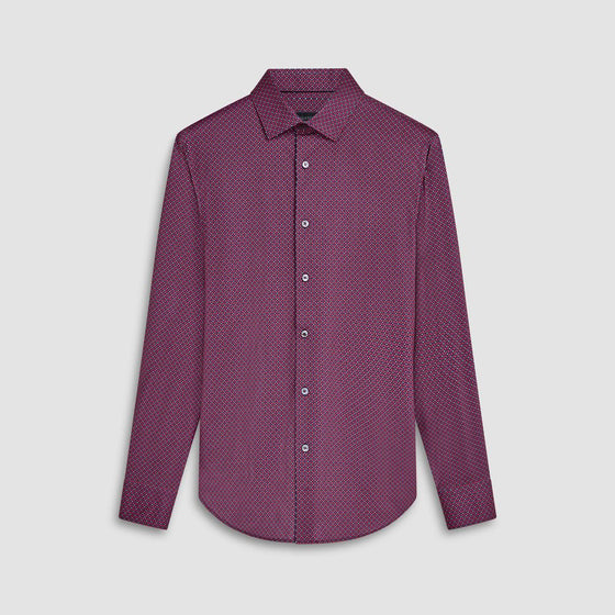 Bugatchi - James - Chemise manches longues florale OoohCotton® - LE CAPITAINE D'A BORD