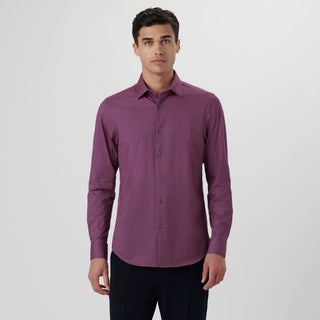 Bugatchi - James - Chemise manches longues florale OoohCotton® - LE CAPITAINE D'A BORD