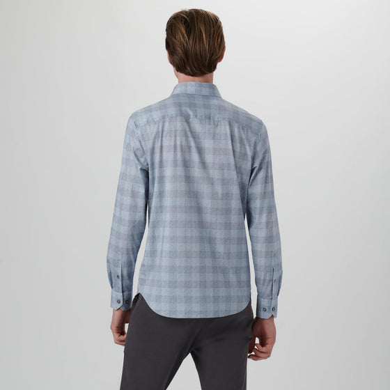 Bugatchi - James - Chemise manches longues carreaux OoohCotton® - LE CAPITAINE D'A BORD