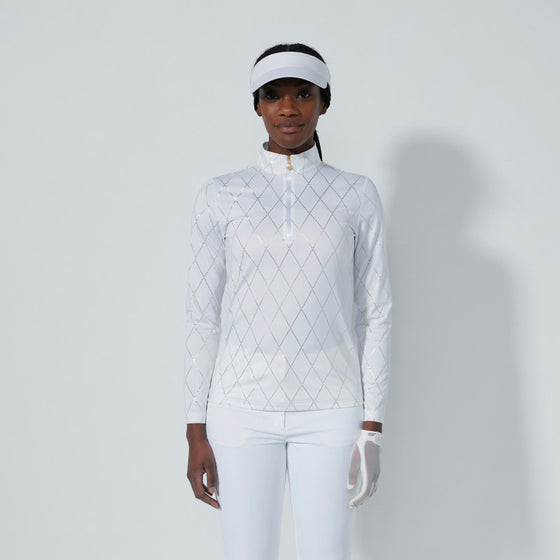 Daily Sports - Tempo Half Neck Argyle Print Long Sleeve Shirt