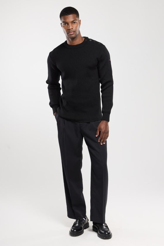 Armor-Lux - Fouesnant - Pull de laine marin uni