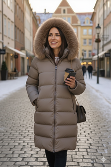  Paul & Shark Ladies - Manteau long matelassé de duvet pour femme