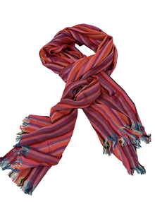  Hemley - Foulard à rayures de viscose