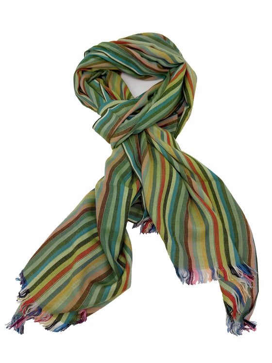 Hemley - Foulard à rayures de viscose