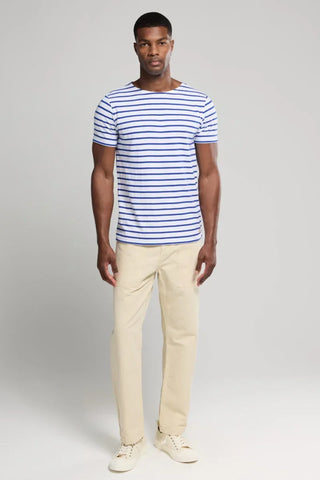 Armor-Lux - Hoëdic - Marinière coton léger manches courtes pour homme