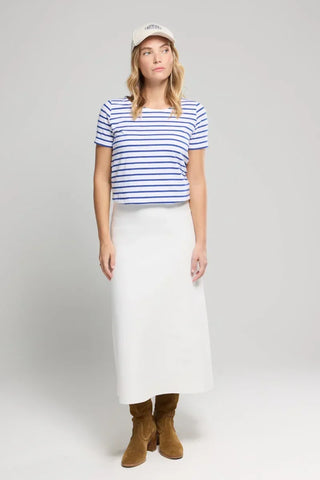 Armor-Lux - Hoëdic - Marinière coton léger manches courtes pour femme