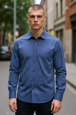 Bugatchi - James - Chemise manches longues à pois