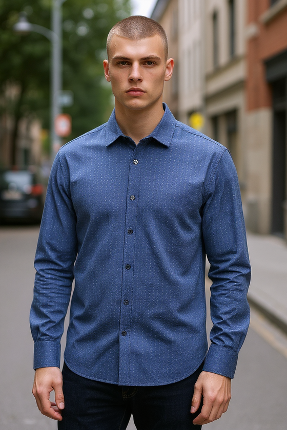 Bugatchi - James - Chemise manches longues à pois