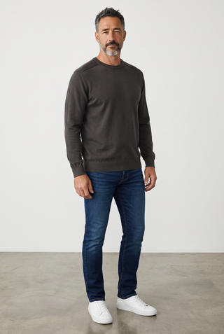 Paul & Shark - Chandail col rond de laine Summer Wool avec appliqués Loro Piana