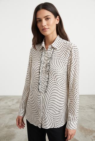 VLT's by Valentina's - 25-520 - Blouse à motifs manches longues de viscose