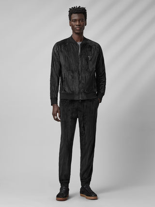 John Varvatos - Salvator Crinkled Velour Bomber