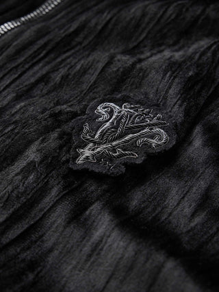 John Varvatos - Salvator Crinkled Velour Bomber