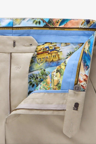 Meyer - Pantalon extensible de soie et coton Bonn