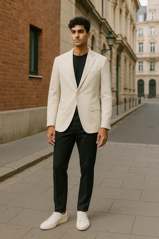 Digel - Kristo - Veston de Coton Slim Fit