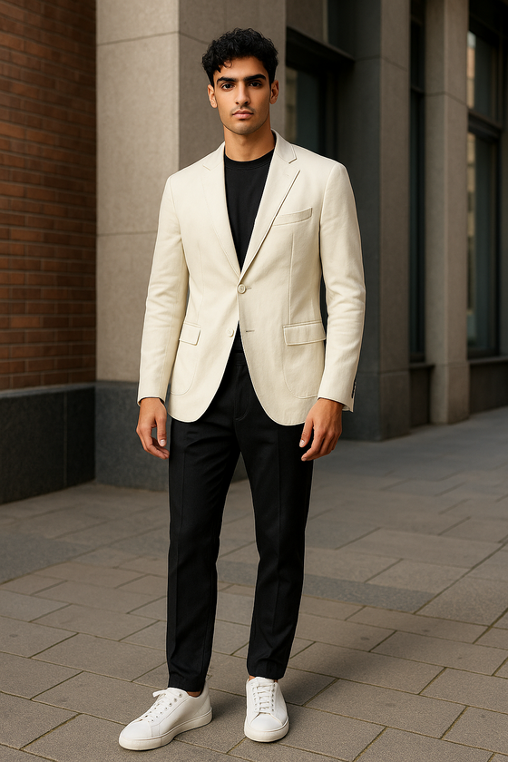 Digel - Kristo - Veston de Coton Slim Fit