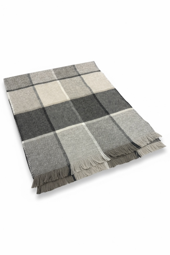 Hemley - Foulard à carreaux de cachemire