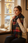 Hemley - Foulard à carreaux tartan de laine