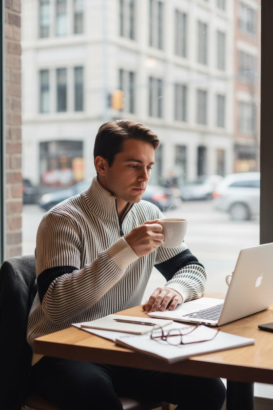 NEWLAND - Portillo Men's Wool T-Neck