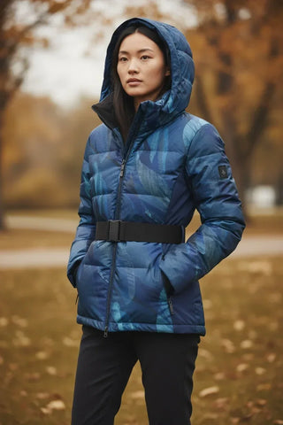 DESCENTE - Luna - Manteau de ski pour femme doublé duvet