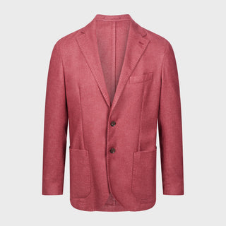 Emanuel Berg - William - Veston de laine et cachemire D-Constructed - Dark Red