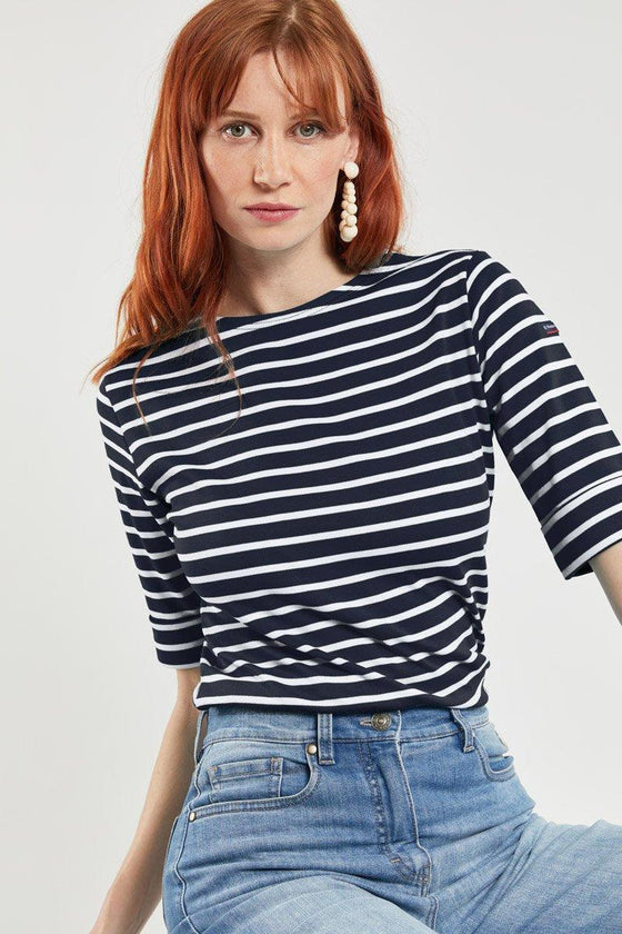 Armor-Lux - Cancale - Marinière bretonne manches 3/4 (plusieurs couleurs disponibles) - LE CAPITAINE D'A BORD