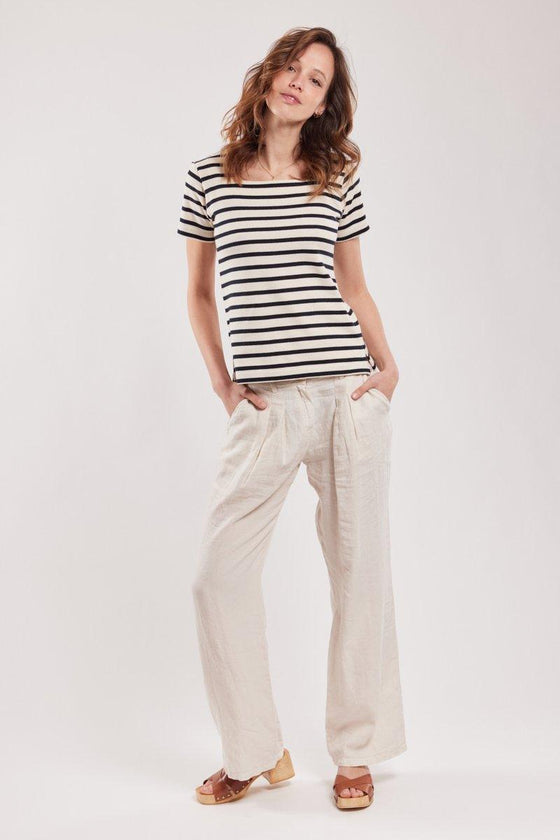 Armor-Lux - Coursive - Marinière coton équitable manches courtes - LE CAPITAINE D'A BORD