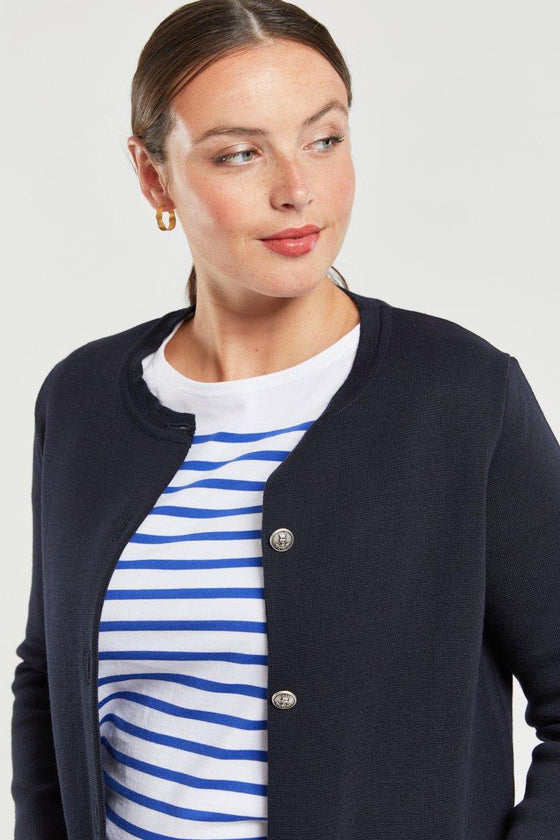 Armor-Lux - Mellac - Cardigan long de laine - LE CAPITAINE D'A BORD