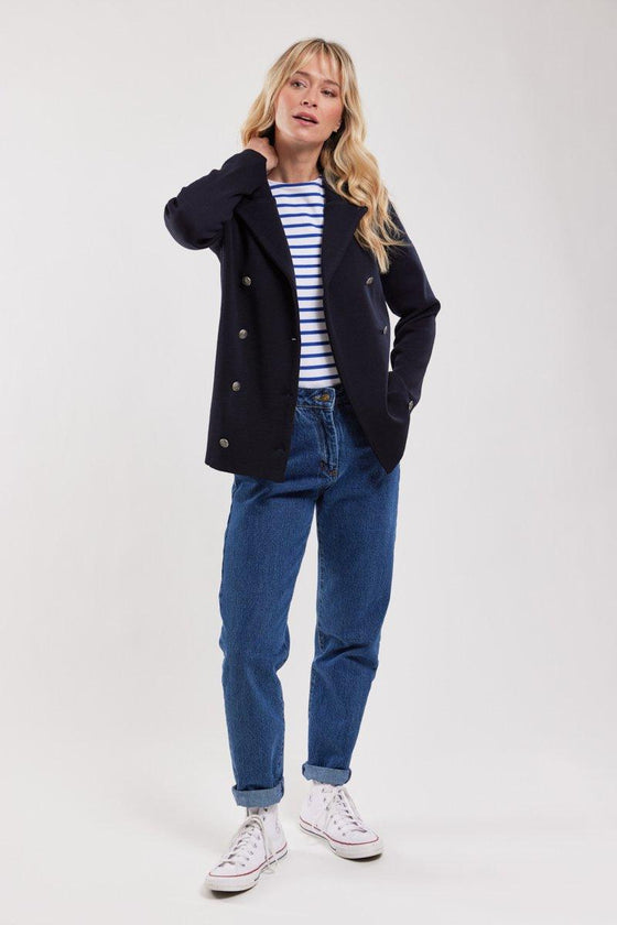 Armor-Lux - Nevez - Cardigan croisé de laine - LE CAPITAINE D'A BORD