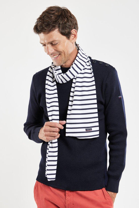 Armor-Lux - Pagail - Écharpe rayée de coton - LE CAPITAINE D'A BORD