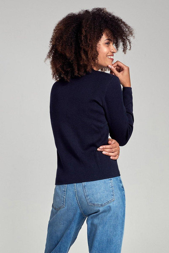 Armor-Lux - Ressac - Cardigan col rond de laine - LE CAPITAINE D'A BORD