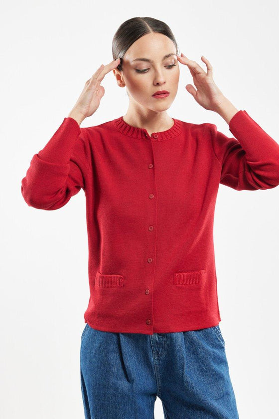 Armor-Lux - Ressac - Cardigan col rond de laine - LE CAPITAINE D'A BORD