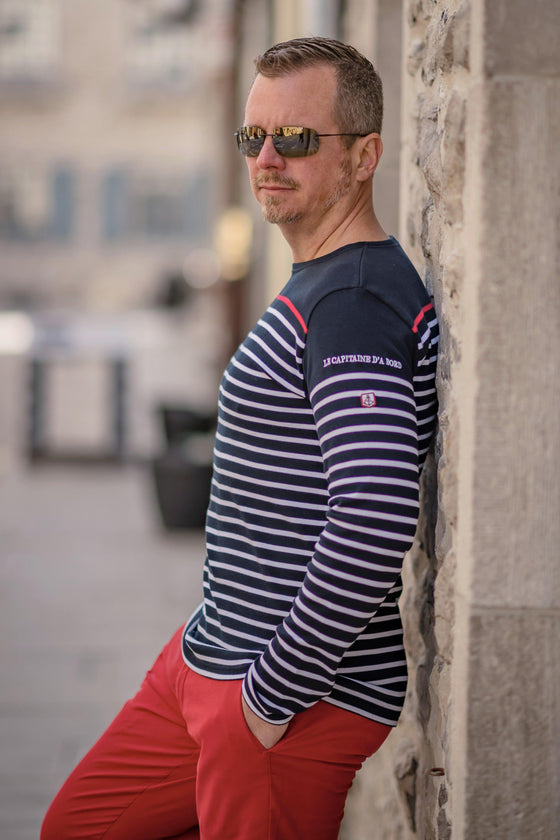 Armor-Lux X Le Capitaine D'a Bord - Marinière Homme - 40e Anniversaire (Édition Limitée) - LE CAPITAINE D'A BORD