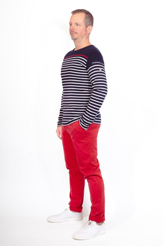 Armor-Lux X Le Capitaine D'a Bord - Marinière Homme - 40e Anniversaire (Édition Limitée) - LE CAPITAINE D'A BORD