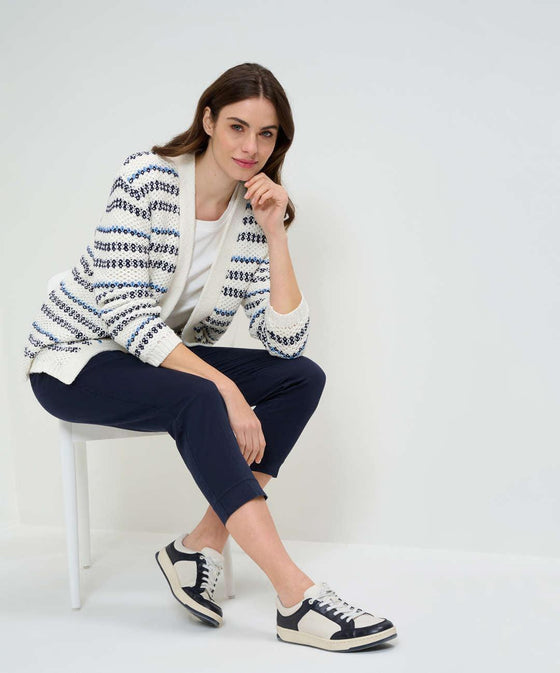 BRAX - Mara Sun - Pantalon capri de coton satin - LE CAPITAINE D'A BORD