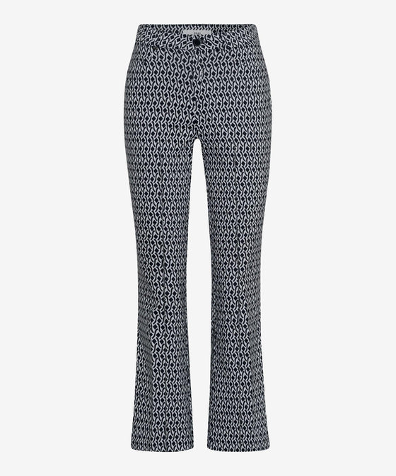 BRAX - Shakira - Pantalon raccourci à motif jacquard - LE CAPITAINE D'A BORD