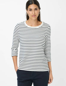  BRAX - Bonnie - Marinière rayée manches 3/4