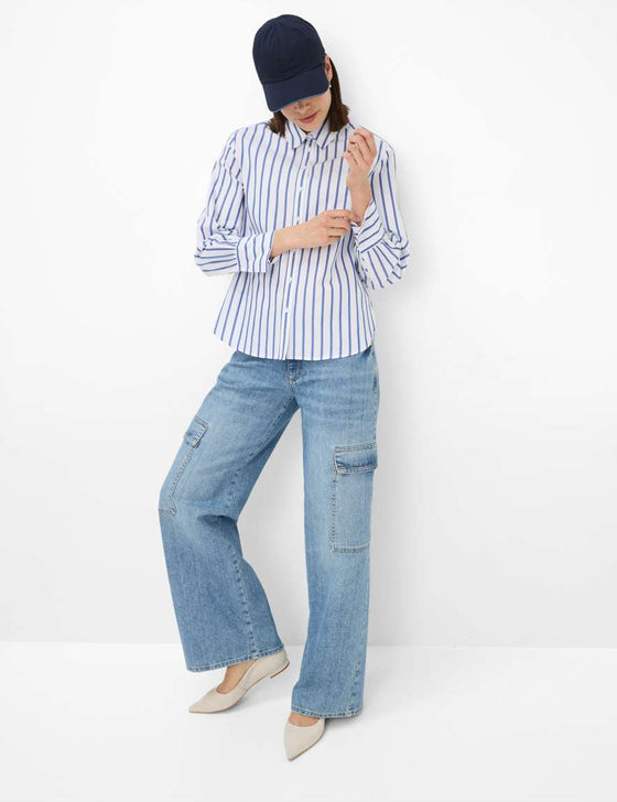 BRAX - Vic - Blouse de coton à rayures