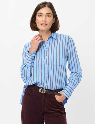 BRAX - Vica - Blouse de viscose à rayures