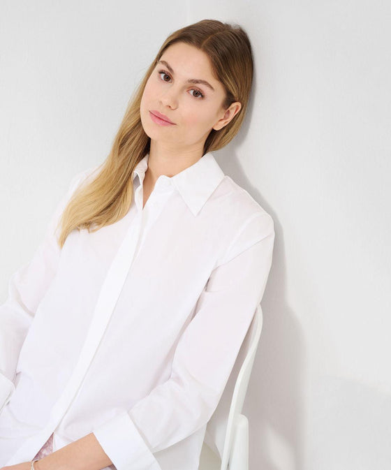 BRAX - Vicki - Blouse habillée à la silhouette décontractée - LE CAPITAINE D'A BORD