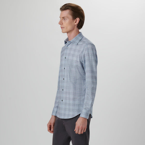 Bugatchi - James - Chemise manches longues carreaux OoohCotton® - LE CAPITAINE D'A BORD