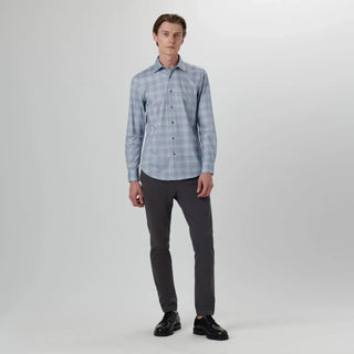 Bugatchi - James - Chemise manches longues carreaux OoohCotton® - LE CAPITAINE D'A BORD