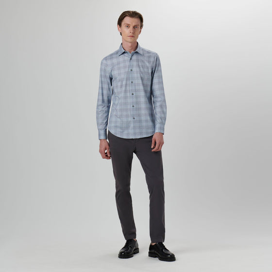 Bugatchi - James - Chemise manches longues carreaux OoohCotton® - LE CAPITAINE D'A BORD