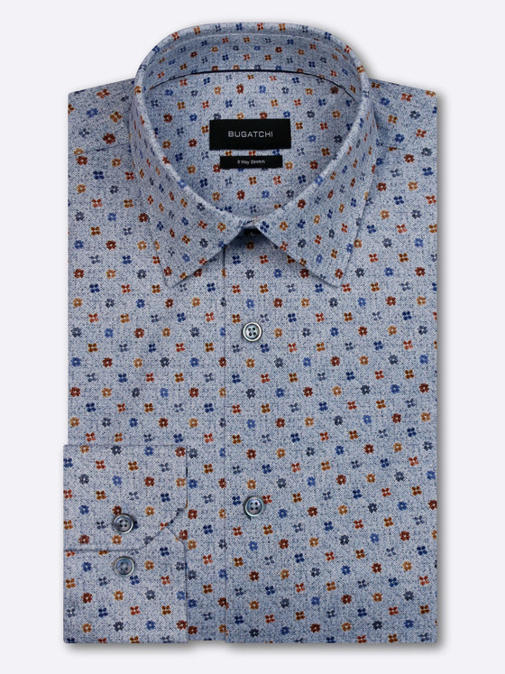 Bugatchi - James - Chemise manches longues florale OoohCotton® - LE CAPITAINE D'A BORD