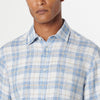 Bugatchi - Julian - Chemise de lin manches longues à carreaux - LE CAPITAINE D'A BORD