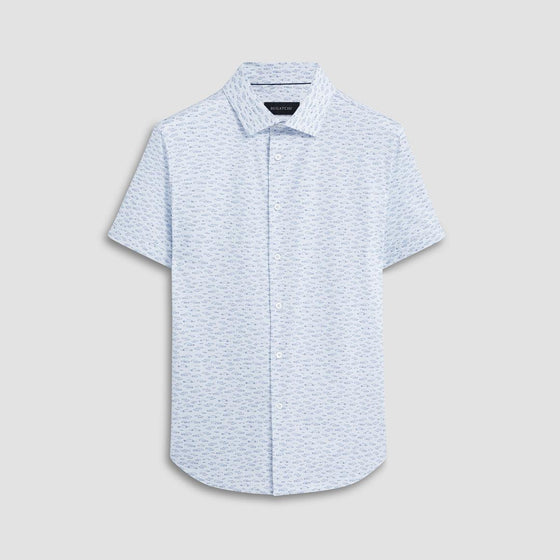 Bugatchi - Miles - Chemise imprimé automobiles manches courtes OOOHCOTTON© - LE CAPITAINE D'A BORD