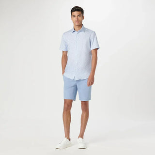 Bugatchi - Miles - Chemise imprimé automobiles manches courtes OOOHCOTTON© - LE CAPITAINE D'A BORD